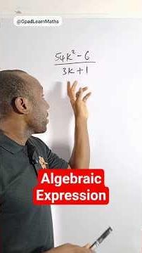 Simplifying Algebraic Expression #simplify #algebra #expression #stem #gpadlearnmaths #maths