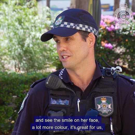 Erika, an 80-year-old woman fell to the ground and was alone in her house for more than four days. Luckily she had registered with the Care Army and Beaudesert police were able to come to her aid. | Queensland Police Service