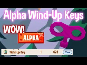 ALPHA WIND-UP KEYS | New Rare Alpha Items Discovered | Animal Jam