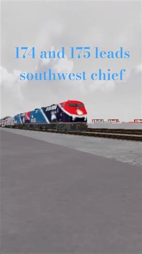 Amtrak p42dc with VII livery leads southwest chief