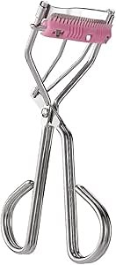Eyelash Curlers with Small Eyelash Comb & Refill Pads, High On Lash Curler Stainless Steel Eyelash Makeup Tool for Eye-Opening & Lifted Lashes, Wide Angle Beauty Curling Natural Styling