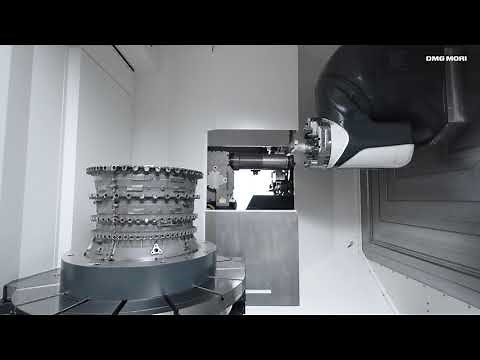 Automatic front tool change for angular milling heads