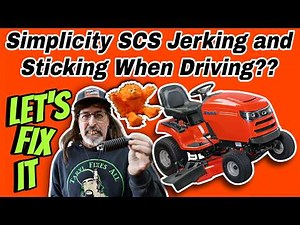 Simplicity SCS Mower Jerking & Drive Sticking? Let's Fix It