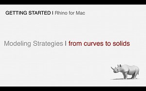 Modeling Strategies | Rhino for Mac
