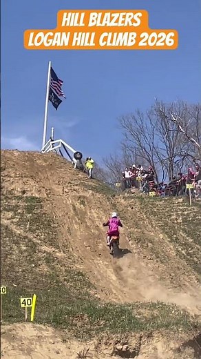 Hill Blazers 2026 Hill Climb, Logan IA. Korbin’s first time ever on the big hill. #hillclimbracing