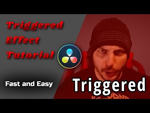 Davinci Resolve - How To Do TRIGGERED Meme Effect