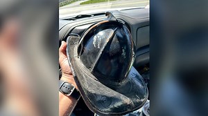 Woburn Fire Department seeks help finding firefighter’s missing helmet