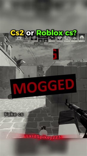 Cs2 vs Roblox Cs which is better? #cs2highlights #cs2moments #fps #robloxshorts #viral