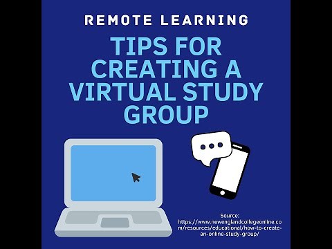 Tips for Creating a Virtual Study Group