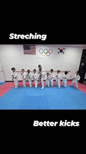 Stretching is important in Taekwondo because it improves flexibility and range of motion, which are crucial for executing powerful and high kicks, and also helps to prevent injuries by preparing muscles for dynamic movements. Additionally, stretching can reduce muscle soreness, improve balance and speed, and provide mental benefits like focus and stress reduction. Performance and technique Higher, more powerful kicks: Stretching increases the flexibility needed for high kicks, allowing for great