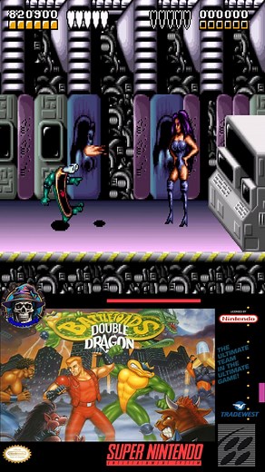 Battletoads & Double Dragon The Ultimate Team (SNES) - Final Boss - The Dark Queen #battletoadsedoubledragontheultimateteam #snes | Geekversy