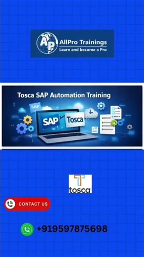 Tosca SAP Automation Training