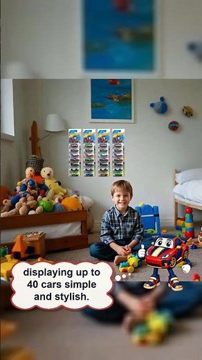 Display Up to 40 Hot Wheels With These Clear Wall Cases