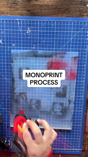 Exploring Monoprint Techniques in Mixed Media Art