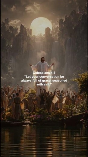 Colossians 4:6 #colossians #bibleteaching #motivation #faithhabits #christianvideos