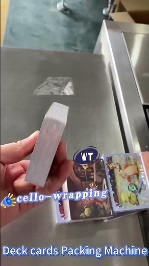 Adding the deck card packing machineto your playing game card production #cardpacks #packingmachine