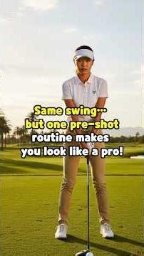 “Same swing… but one pre-shot routine makes you look like a pro!”#GolfRoutine #PreShotRoutine