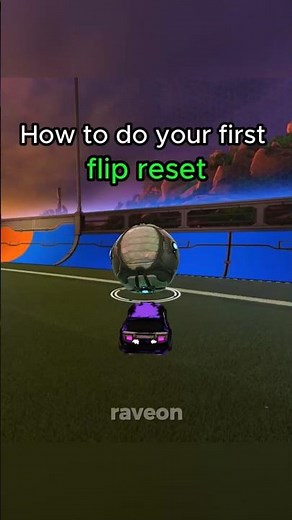 How to do flip reset #rl #rocketleague #rocketleagueclips