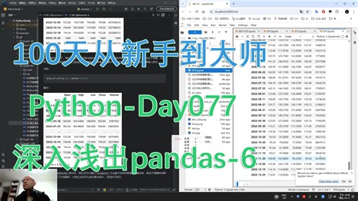 Python-100天从新手到大师-Day077 - 深入浅出pandas-6，范围索引、分类索引、间隔索引、日期时间索引~