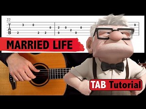 Up - Married Life | EASY FINGERSTYLE Guitar tutorial