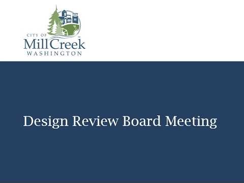 Design Review Board Meeting - 05 March 2026