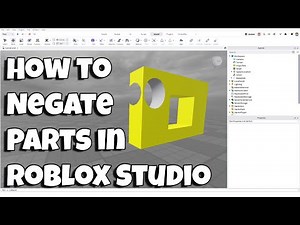 How to Negate Parts in Roblox Studio
