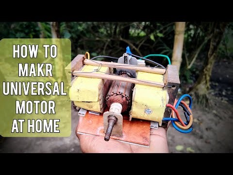 How to make a universal motor use UPS transformer at home 