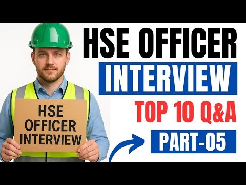 Hse Officer Interview Q&A (Part 5) | ‪@Safetyvisionwala‬