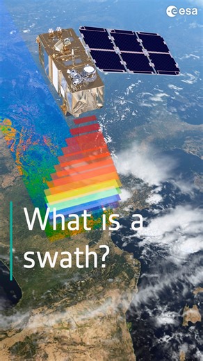 ESA Earth Observation on Instagram: "How do satellites scan Earth? 🛰️ As satellites orbit, they collect data in long strips beneath them, called swaths. The width of a swath varies from mission to mission: some cover wide areas while others have narrower swaths - shaping the level of detail and the kind of insights satellites can provide. 📸contains modified @copernicus_eu Sentinel data (2019), processed by @europeanspaceagency 📸contains modified Copernicus Sentinel data (2017), processed by E