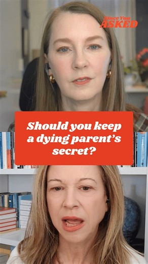 Should you keep a dying parent’s secret? On #SinceYouAsked, we respond to a listener whose father, at the end of his life, asked her to keep a family secret—one that will impact everyone left behind. Hear the dilemma: https://apple.co/4qS16xa | Gretchen Rubin