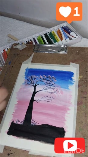 Easy acrylic painting for beginners