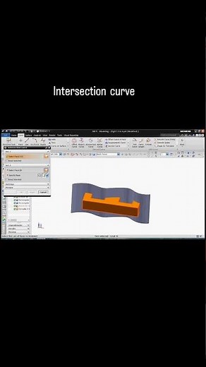 intersection curve in nx | siemens nx | nx