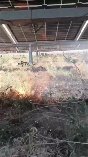 solar plant m module burn hone ke karan plant m aag lagna # chanel ko subscribe kare#