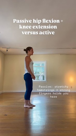 See the difference? Yoga often emphasizes hamstring length over...