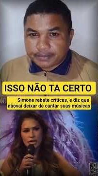 A CANTORA SIMONE MENDES REBATE CRÍTICAS SOBRE SER EVANGÉLICA E CANTAR MÚSICA SECULAR