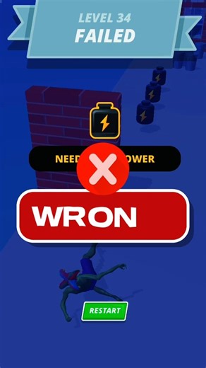 Muscle Rush Hard Hulk Level 34 Complete 💪 | Muscle Rush Gameplay #shorts #cartooncharacter