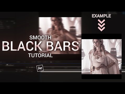 smooth BLACK BARS - after effects tutorial