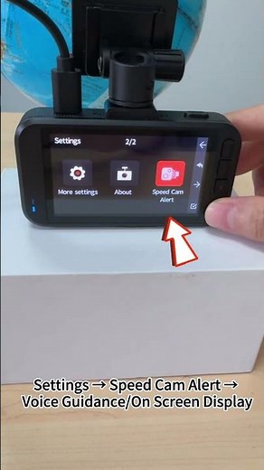 How to Enable or Disable Speed Camera Alerts on Your Miofive Dashcam