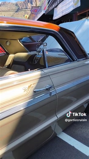 #1964 #chevy #impala lowrider candy paint job clean interior design stereo booming