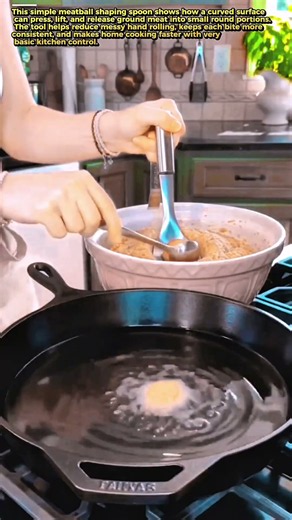 Meatball Shaping Spoon: How It Forms Round Bites Easily
