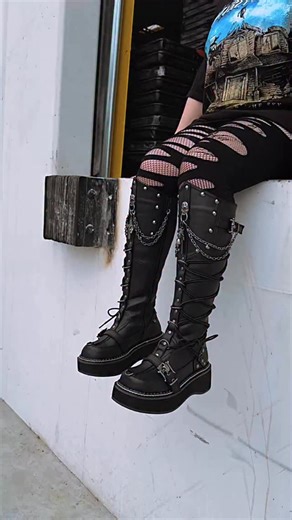 47 reactions | There’s nothing that tops the detail of a Demonia boot 奈. Emily-221 is no exception. Available @ DemoniaCult.com  #demoniacult #demoniaboots #demoniashoes #gothboots #mallgoth #since1999 #fauxleather #gothshoes #y2kfashion #90svibes #demonia #demonias | Demonia By Pleaser USA, Inc. | Facebook