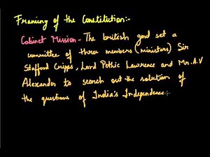The Indian Constitution (Part - 1) Video Lecture - UPSC