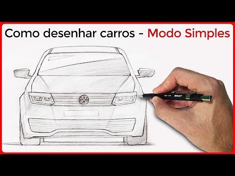 COMO DESENHAR CARROS: Aula para iniciantes (Modo mais rápido)