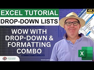 Excel Tutorial: How to combine drop down lists with conditional formatting