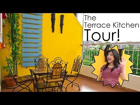 The Terrace Kitchen Tour | DIY Kitchen in Terrace ~ The Terrace Kitchen