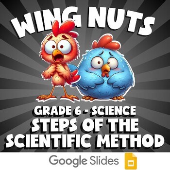 Steps of the Scientific Method WING NUTS Science Game - No Prep Grade 6 Review