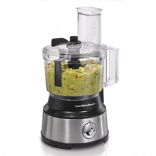 10-Cup Food Processor with Bowl Scraper, Black & Stainless - 70730 | HamiltonBeach.com