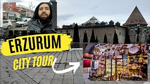 Erzurum City walking tour This video is about Erzurum City in Turkey's Eastern Anatolia region. Once center of seljuk than Ottoman. We stayed in the centre of the city and were happy to discover that many of the typical sightseeing spots were right there within a short walk distance, e.g. the castle of the city, Çifte Minareli Medrese, Yakutia Madrasa, grand Mosque (ulu camii). Erzurum is famous for its ski centre palandoken. Palandöken Erzurum seems to be a more traditional city and has so many