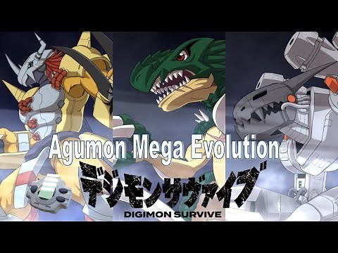 Digimon Survive - Agumon Evolution Guide Mega Level #digimonsurvive