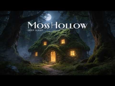 Forest Sleep Ambience | Moss Hollow Night Cottage for Relaxation